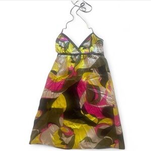 Molly New York silk halter dress